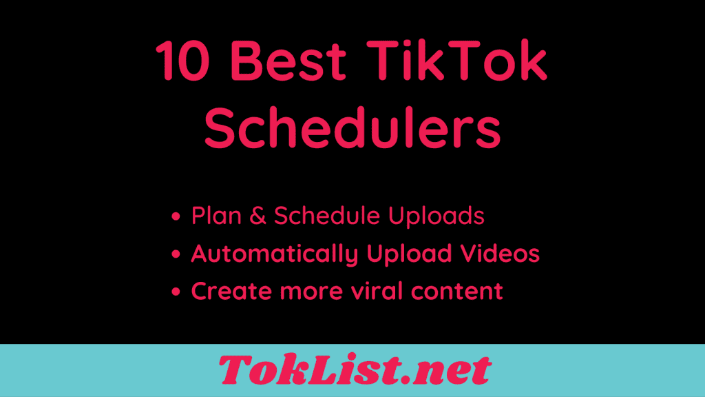 Top 10 TikTok Video Schedulers
